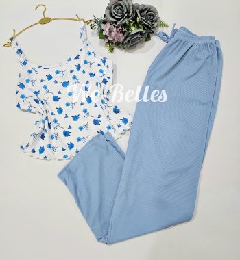 Pyjama Pantalon PE38 BLEU