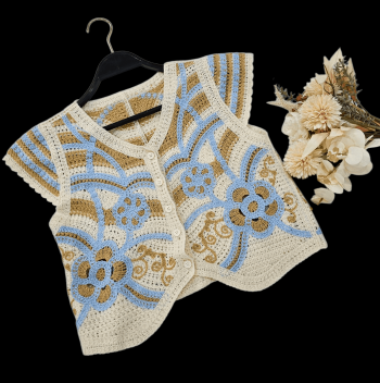 Gilet en Laine Decoratif sur Vetement  REF G