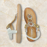 SANDALE TK22 BLANC 1(36) 1(37) 1(38) 1(39) 1(41) DS. 3200