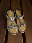 SANDALE TK21 NOIR 1(36) 1(37) 1(38) 1(39) 1(41) DS. 3200