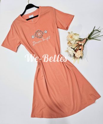Robe Courte PS76 ORANGE