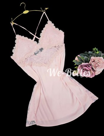 Nuisette en Satin NNS13 ROSE