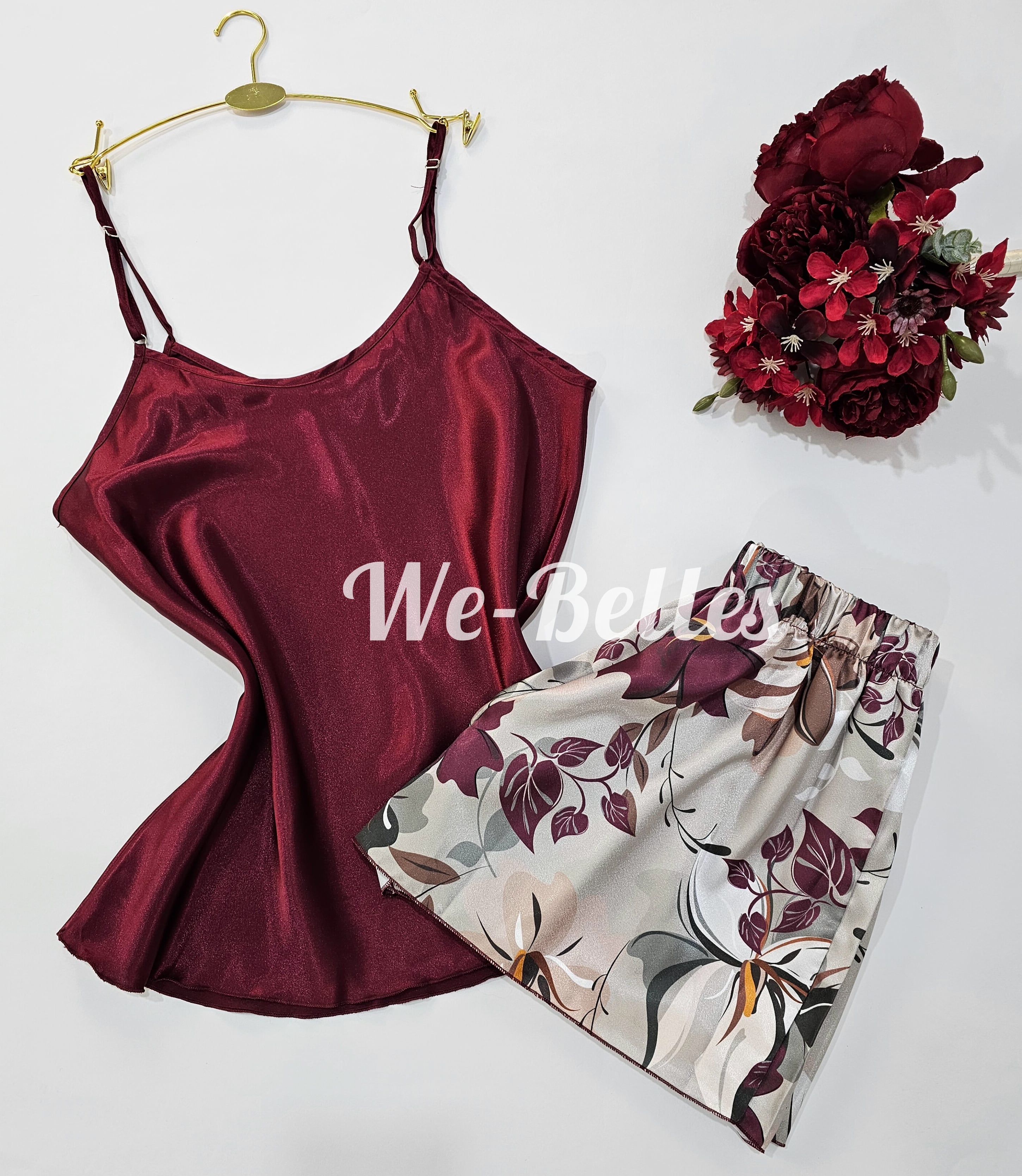 Short en Satin D57 GRENA