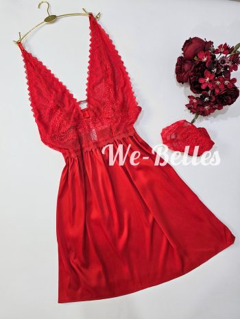 Nuisette en Lycras NT99 ROUGE