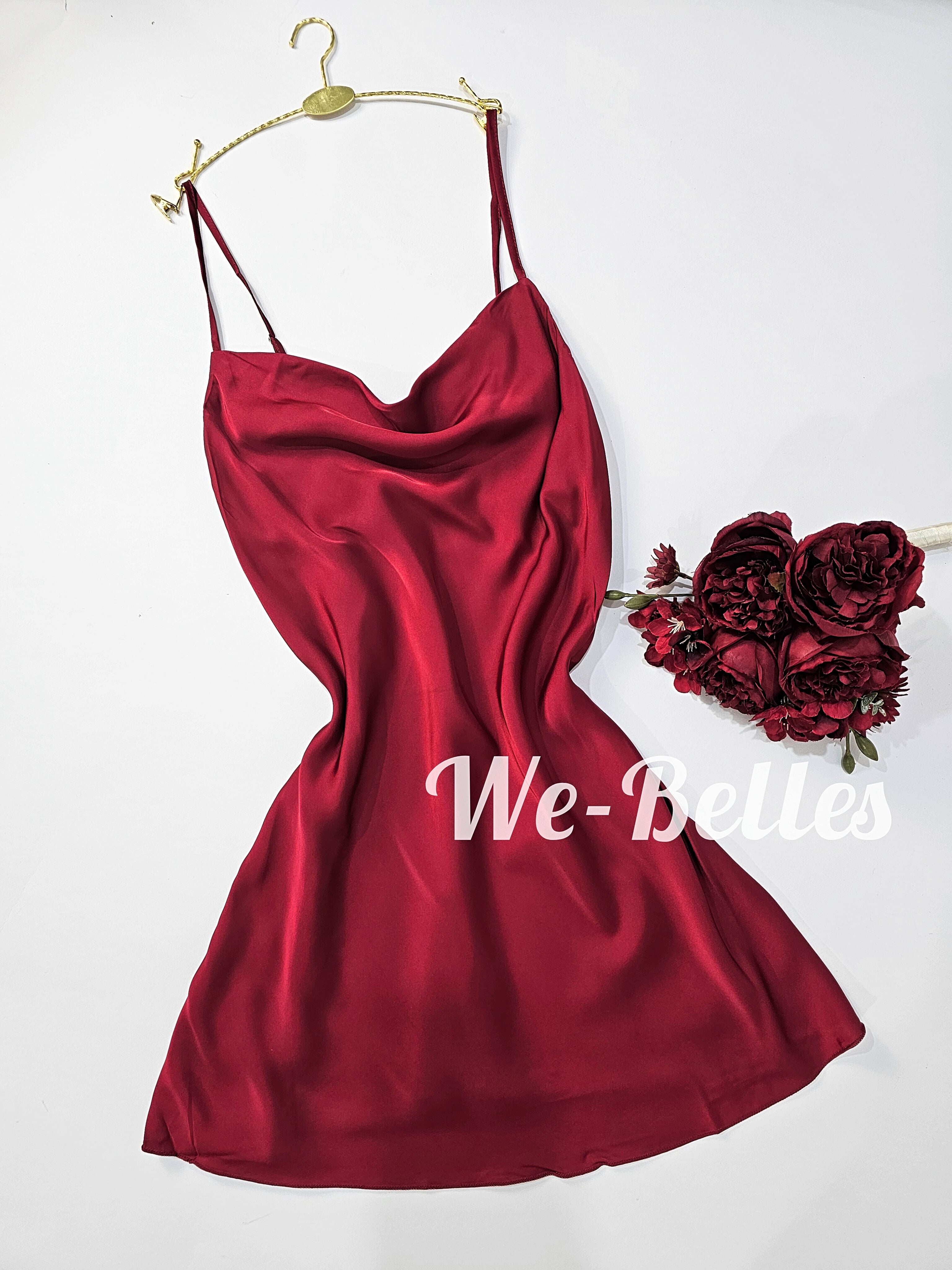 Nuisette en Satin NNS37 GRENA