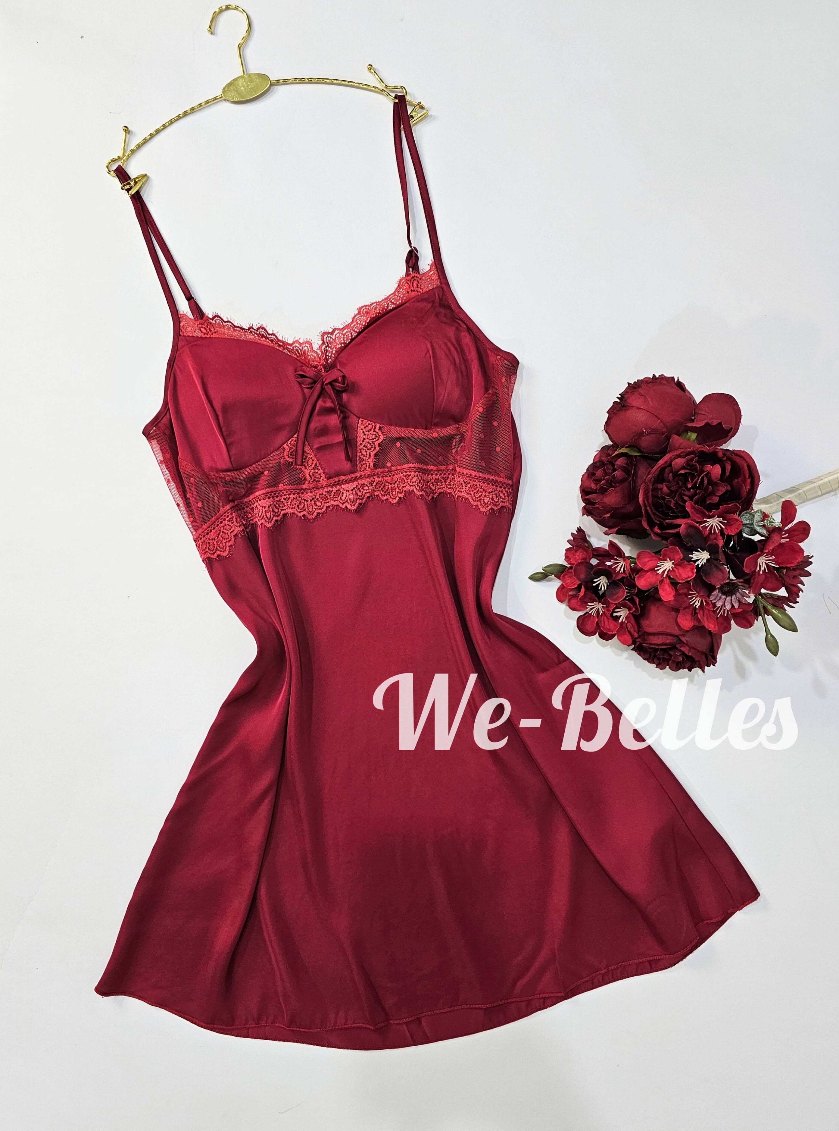 Nuisette en Satin NNS47 GRENA