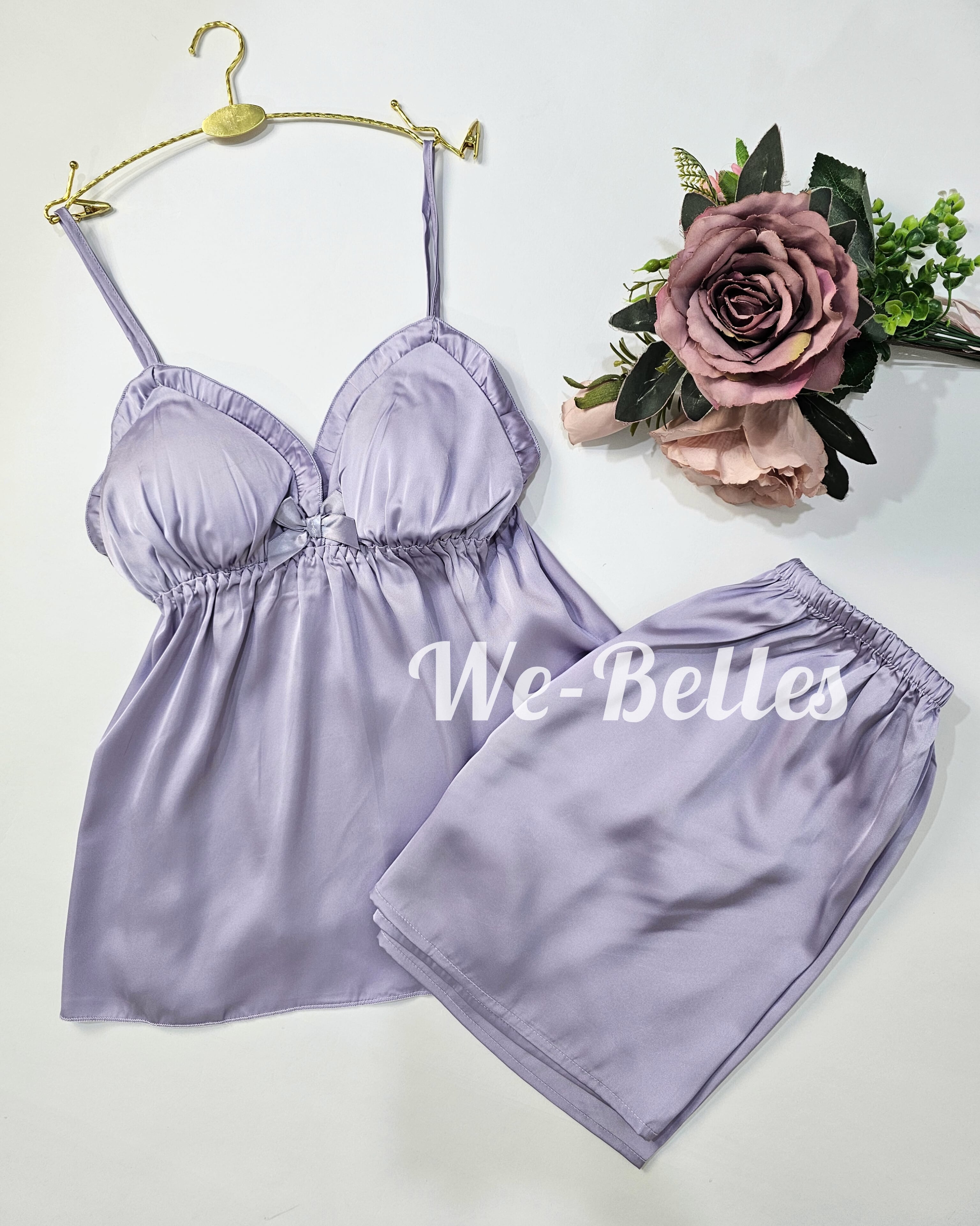 Short en Satin D22  MAUVE