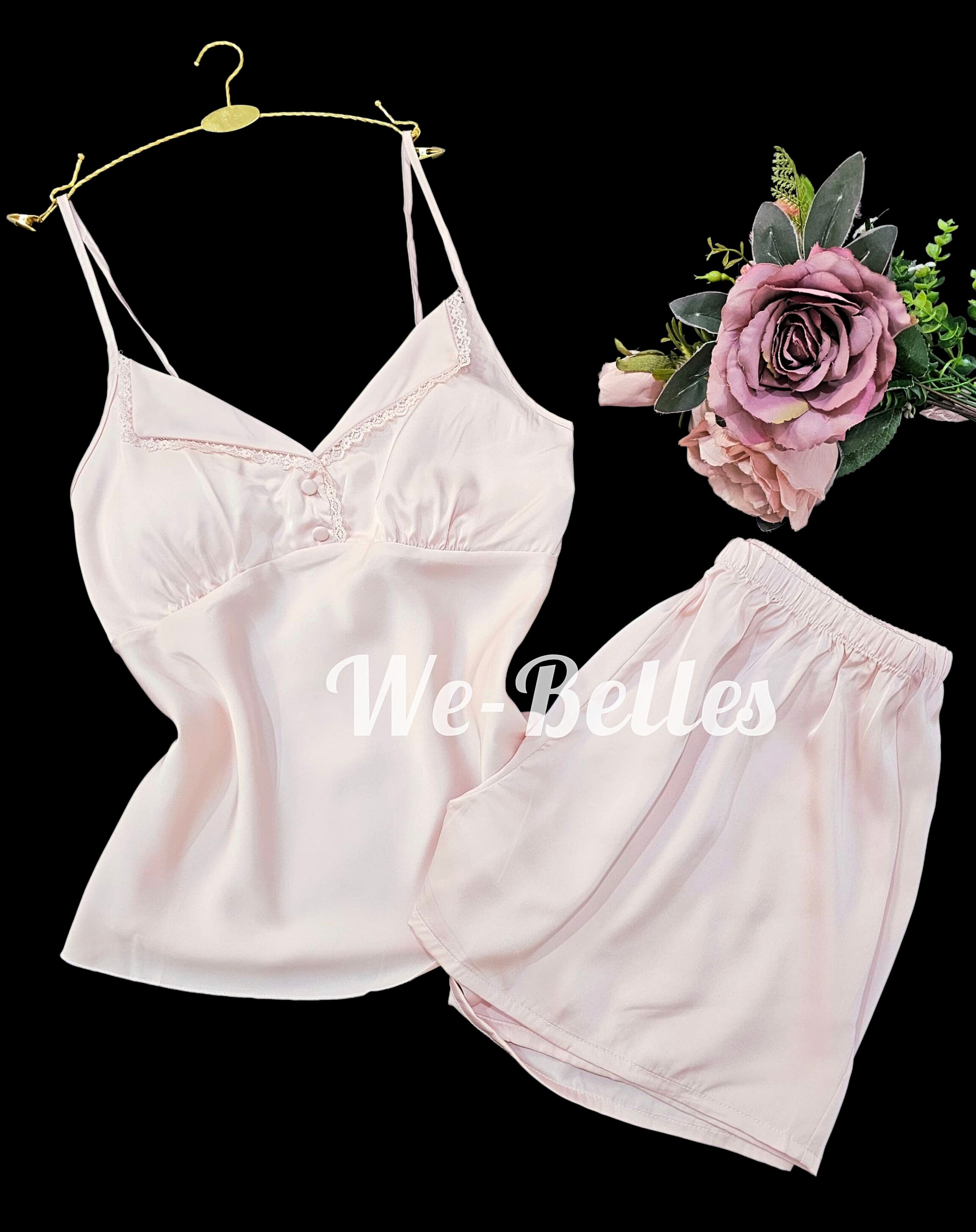 Short en Satin D15 ROSE