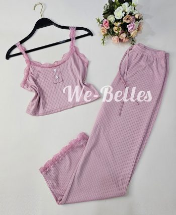 Pyjama Pantalon PE02  ROSE